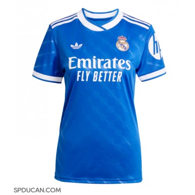 Zenski Nogometni Dres Real Madrid Kylian Mbappe #10 Rezervni 2025-26 Kratak Rukav Zenski Nogometni Dres Real Madrid Kylian Mbappe #10 Rezervni 2025-26 Kratak Rukav